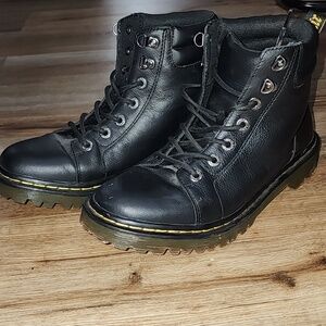Dr. Martens Black Leather Men's Boots